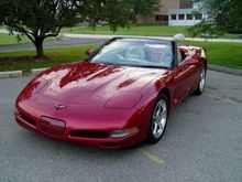 2001 6 speed Magnetic Red Conv, 17,000 miles