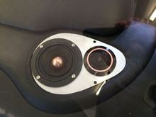 Dash speakers: Hybrid Audio Legatia 3.5SE and R2 Pro ring radiators