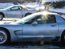 Corvette & Mitsubishi.