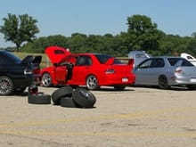 Gingerman Track day with the &quot;EVO&quot; crew.