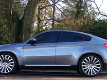 BMW X6 with Revere London 22&quot; WC2 wheels and lowered 30mm