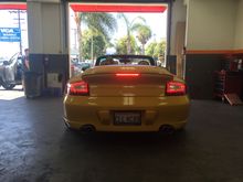 Porsche 996 LED tail Lights 911 Turbo upgrade Red Clear finish with the Clear 3rd brake light option