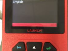 select language press green return