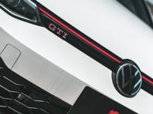 VW Golf GTI MK8 (OPF Vehicle). Photoshoot was taken with the OEM exhaust system installed before Fi EXHAUST was equipped.