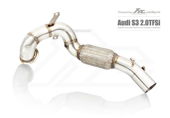 Fi Exhaust for Audi S3 2.0TFSi – Catless DownPIpe.
