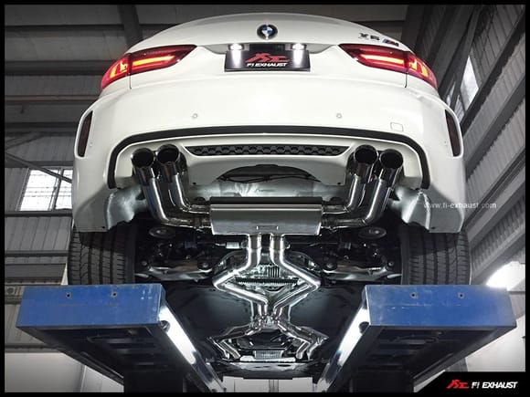 BMW F86 X6M x Fi Exhaust