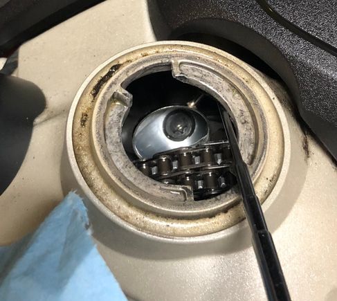 Thru mirror appears to 'good' bolts.  I tried a magnet but didn't seem to be magnetic. I will retry again.