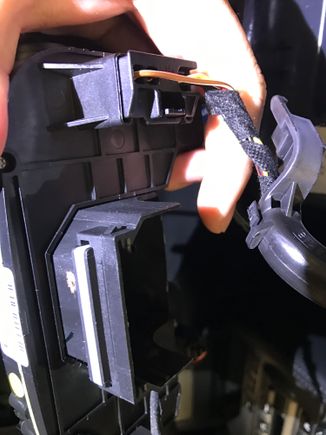 Everything just comes apart at this point  remove the clips and plug and play
