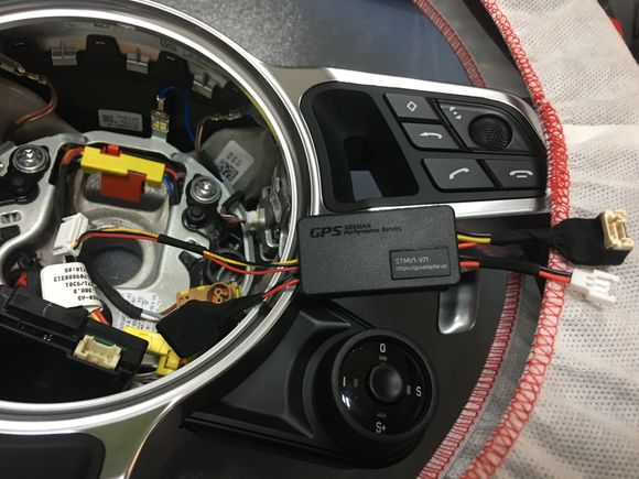 Connect adapter to support 'multifunction' 'Key backlight' 'Heating wheel'