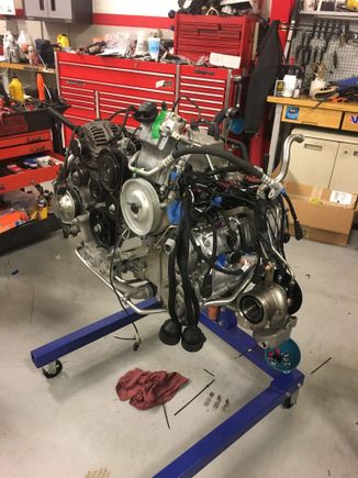 Another progress shot, things are starting to take shape. The turbos are on!