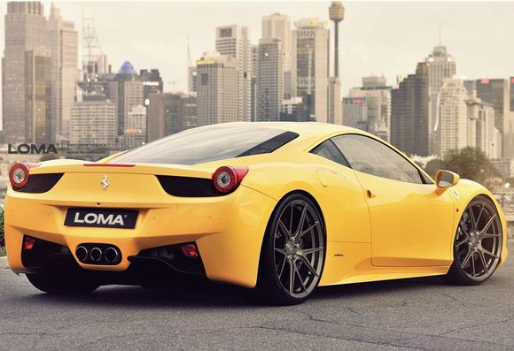 LOMA Exklusiv Alufelgen für den Ferrari 458 Italia www.lomawheels-germany.com