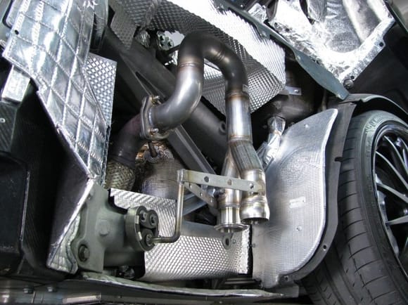 Mclaren SLR QuickSilver exhaust fitted