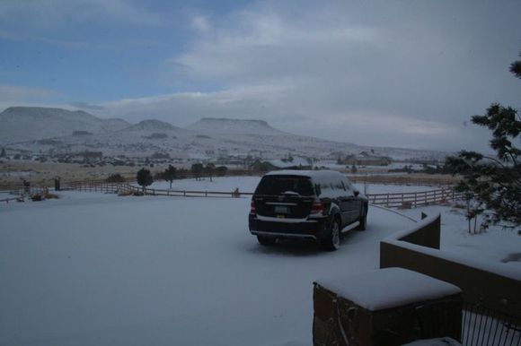 GL450 in the snow