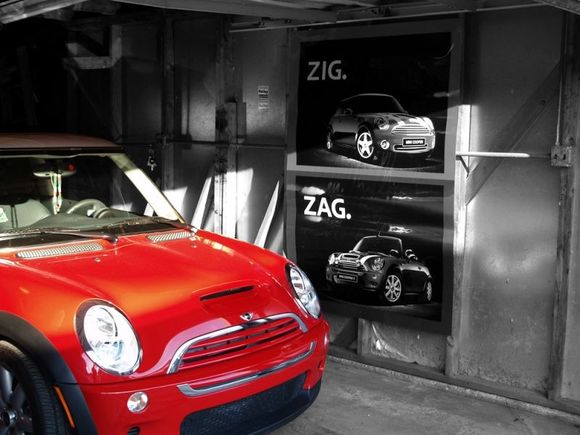 My old Mini in the stable.