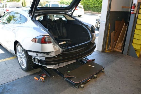 2013 Tesla Model S Parking Senor System by Rydeen Mobile Electronics Installed at Al &amp; Eds Marina Del Rey