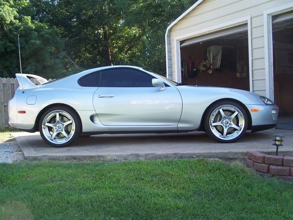 &quot;FOR SALE&quot; 94' Supra TT Alpine Silver Volk 19&quot; TRD Exhaust &amp; strut tower brace, HID headlights, 98' running lights, BPU, AEM up pipe, Power slot rotors, SS lines 43,700 miles.