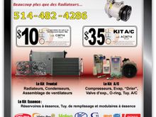 RAD / CONDENSER / FAN / GAS TANK / FUEL PUMP PROMO