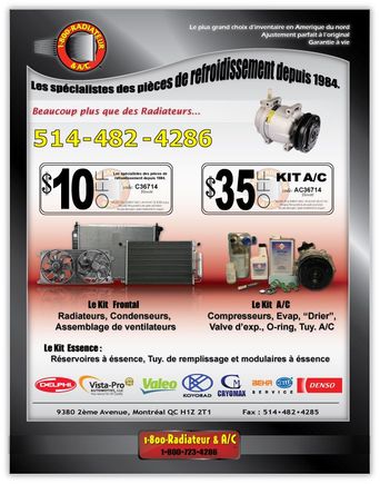 RAD / CONDENSER / FAN / GAS TANK / FUEL PUMP PROMO