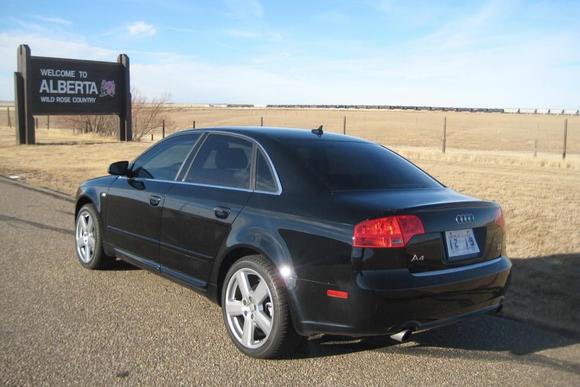 My new A4 the day I picked it up in Montana.