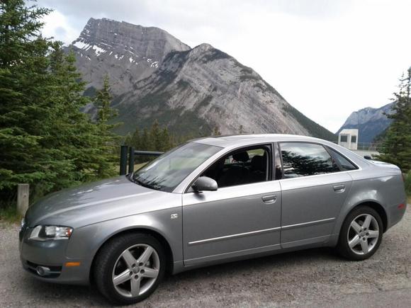 I took her for a spin up tunnel mountain road.  I hope one day they make a rally course here because it is an amazing ride.