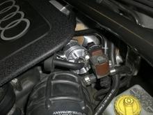 Forge Splitter Install Side View with cover