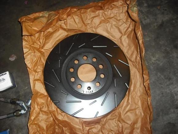 new EBC rotors