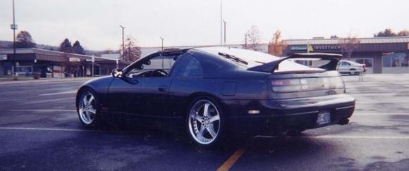 My old 300ZX twin-turbo (2 2 model converted) - 515hp worth of fire-shooting, tire-annihilating fun:)