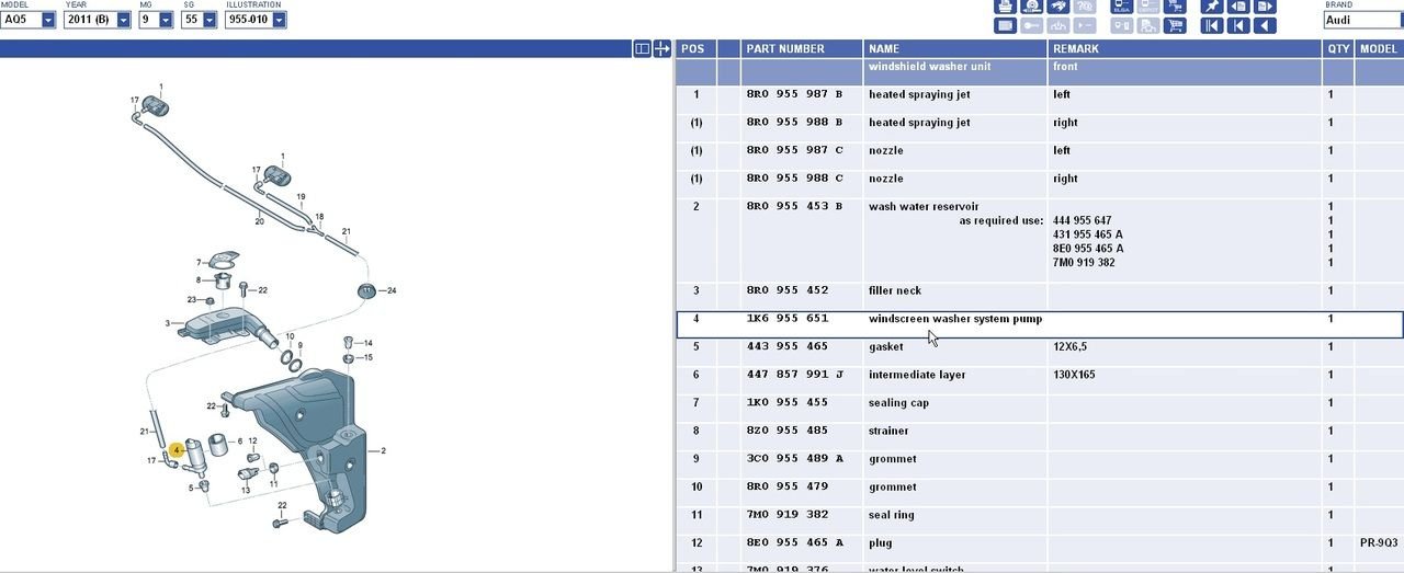 Front and rear windshield washers not working AudiWorld Forums
