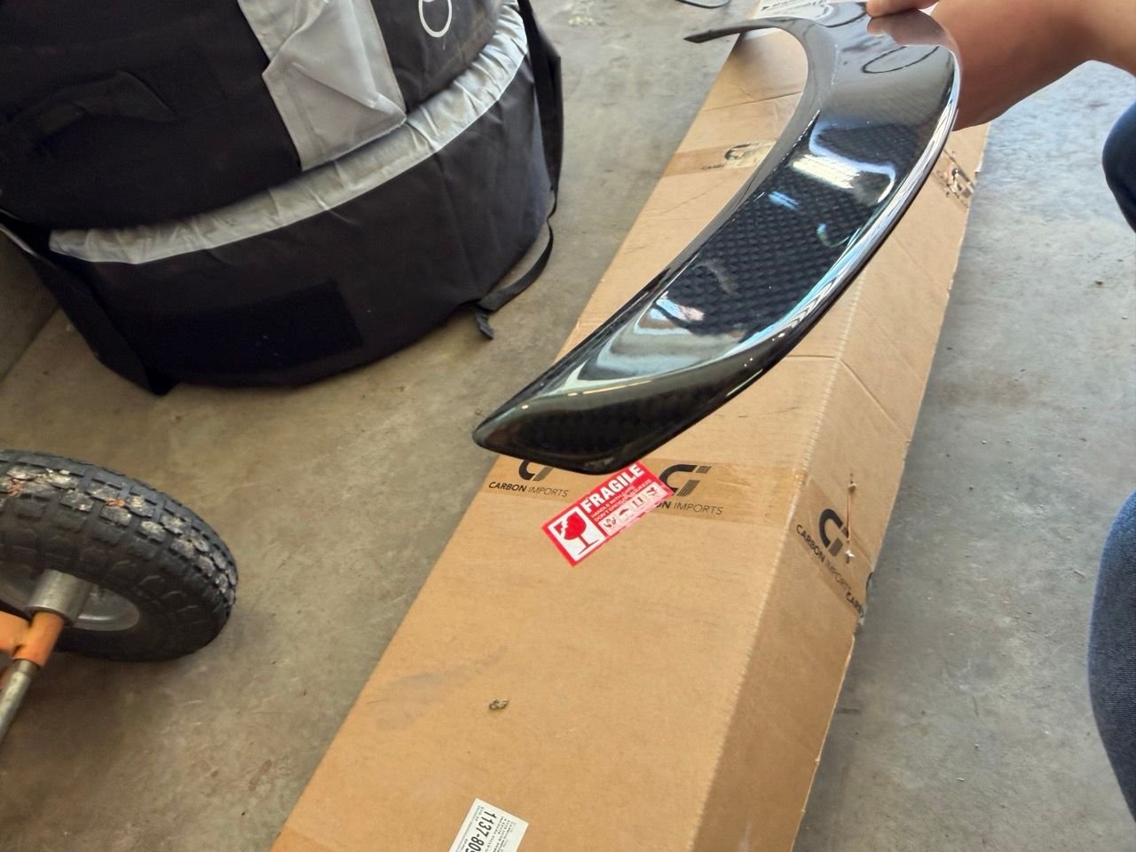 Exterior Body Parts - OEM Carbon RS5 Sportback Rear spoiler - Used - All Years  All Models - Edmonton, AB T6G 0W, Canada