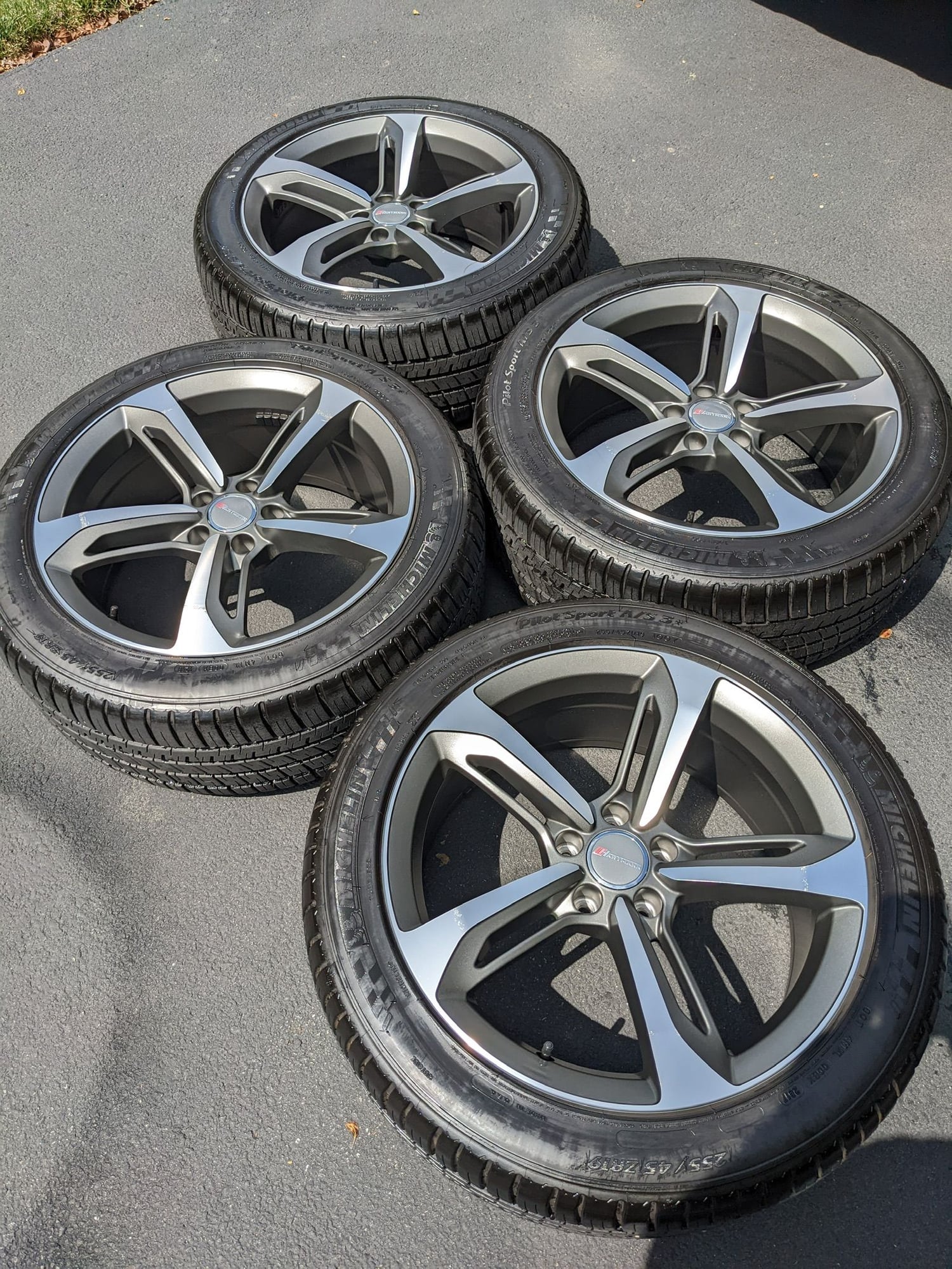 Wheels and Tires/Axles - Michelin Pilot Sport All Season 255/45ZR19 on Hartmann Wheels - Used - 0  All Models - Kennett Square, PA 19348, United States