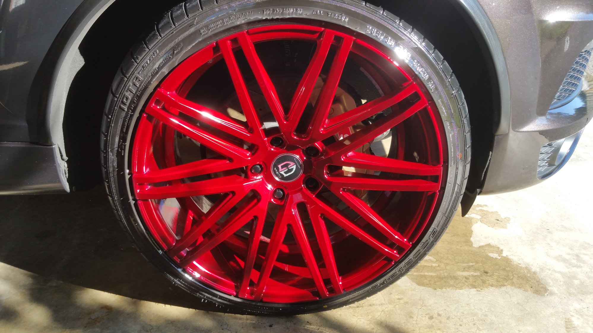 Audi Q7 22'' RED WHEELS FOR SALE AudiWorld Forums