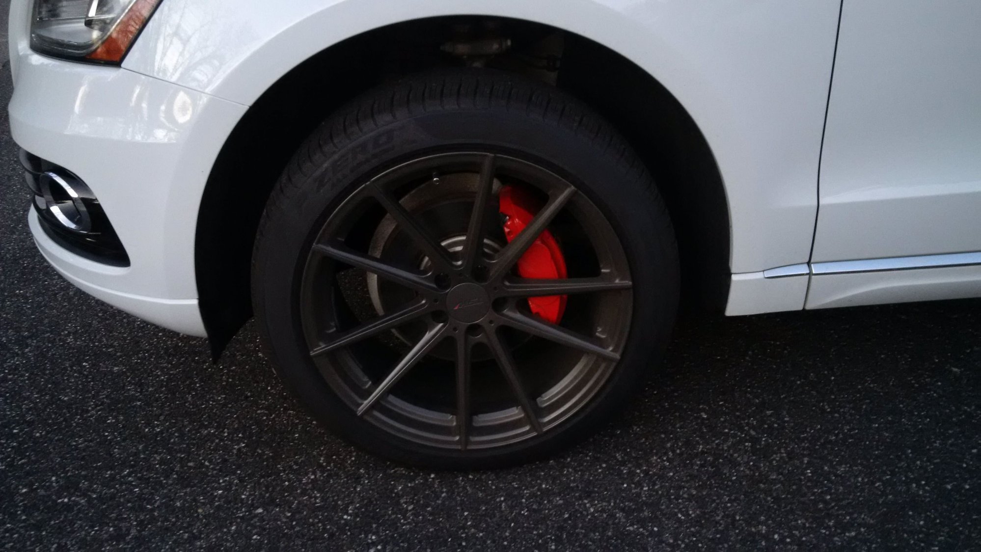Audi A4 Red Brake Calipers