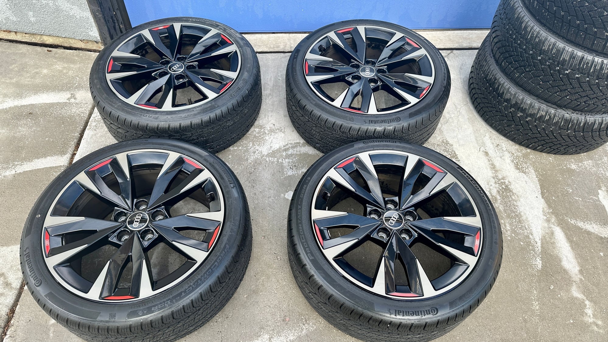 Wheels and Tires/Axles - FS: Like-New 18” Audi Wheels with All-Season and Winter Tires - Used - 2022 to 2024 Audi S3 - 2021 to 2024 Audi A3 - 2021 to 2024 Volkswagen Golf R - Denver, CO 80212, United States