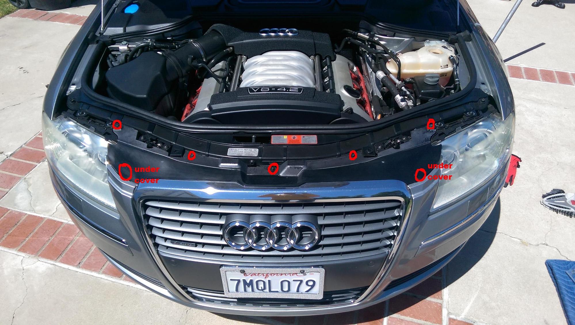 Audi A 4 Avant Rear Bumper Removal