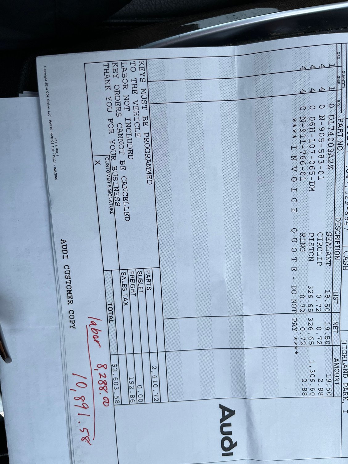 2015 Q5 Oil Issue? - AudiWorld Forums