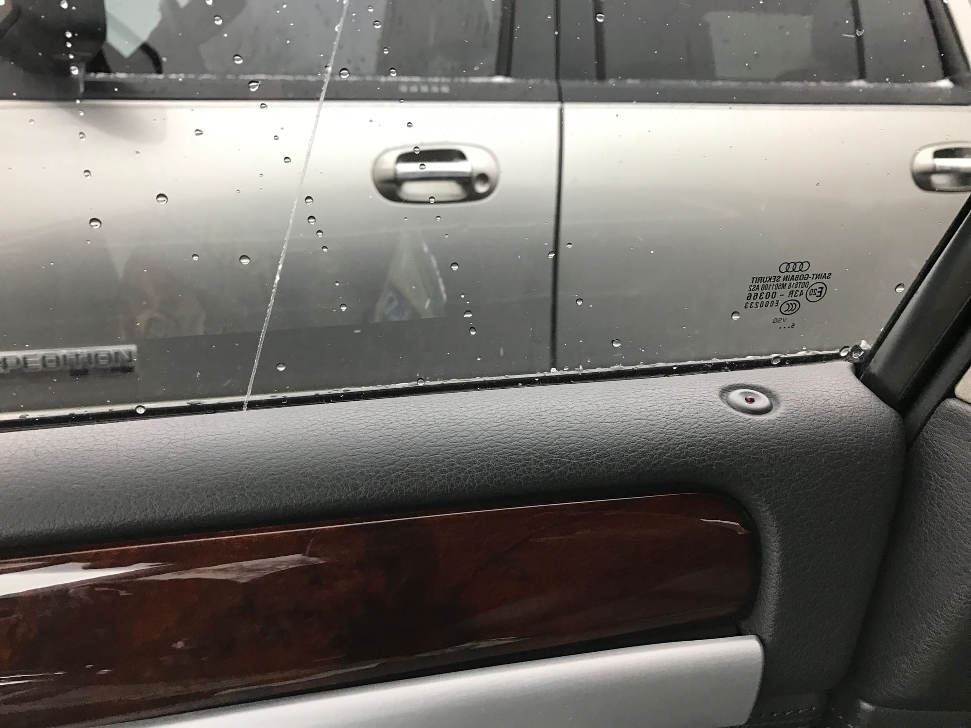 scratch on tinted window