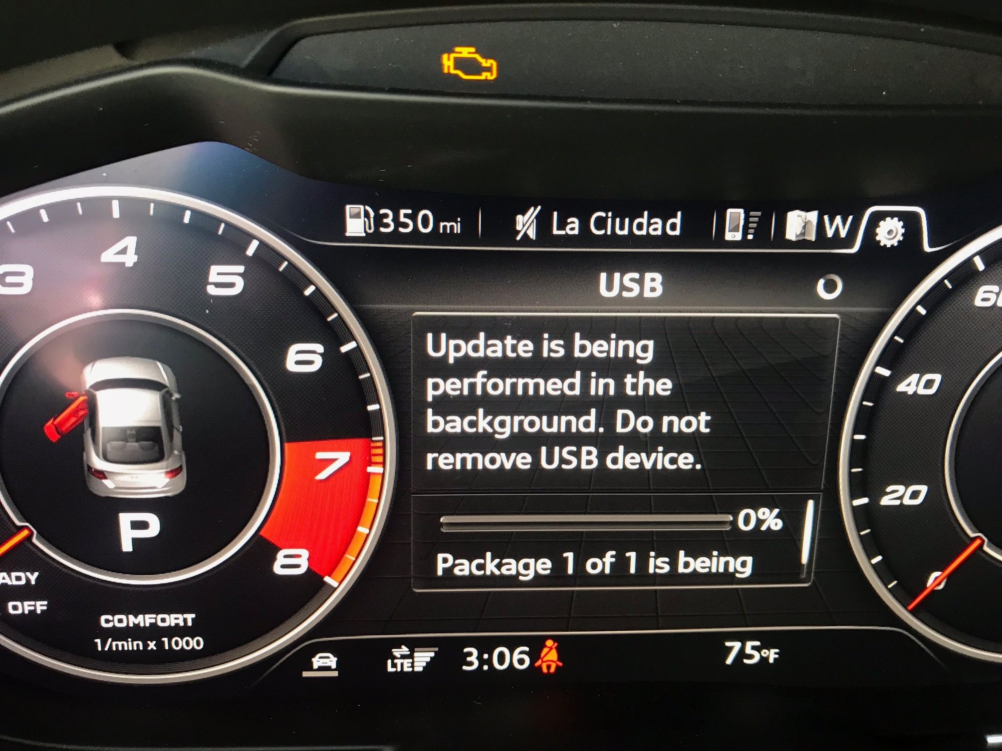 formatting usb for audi map update