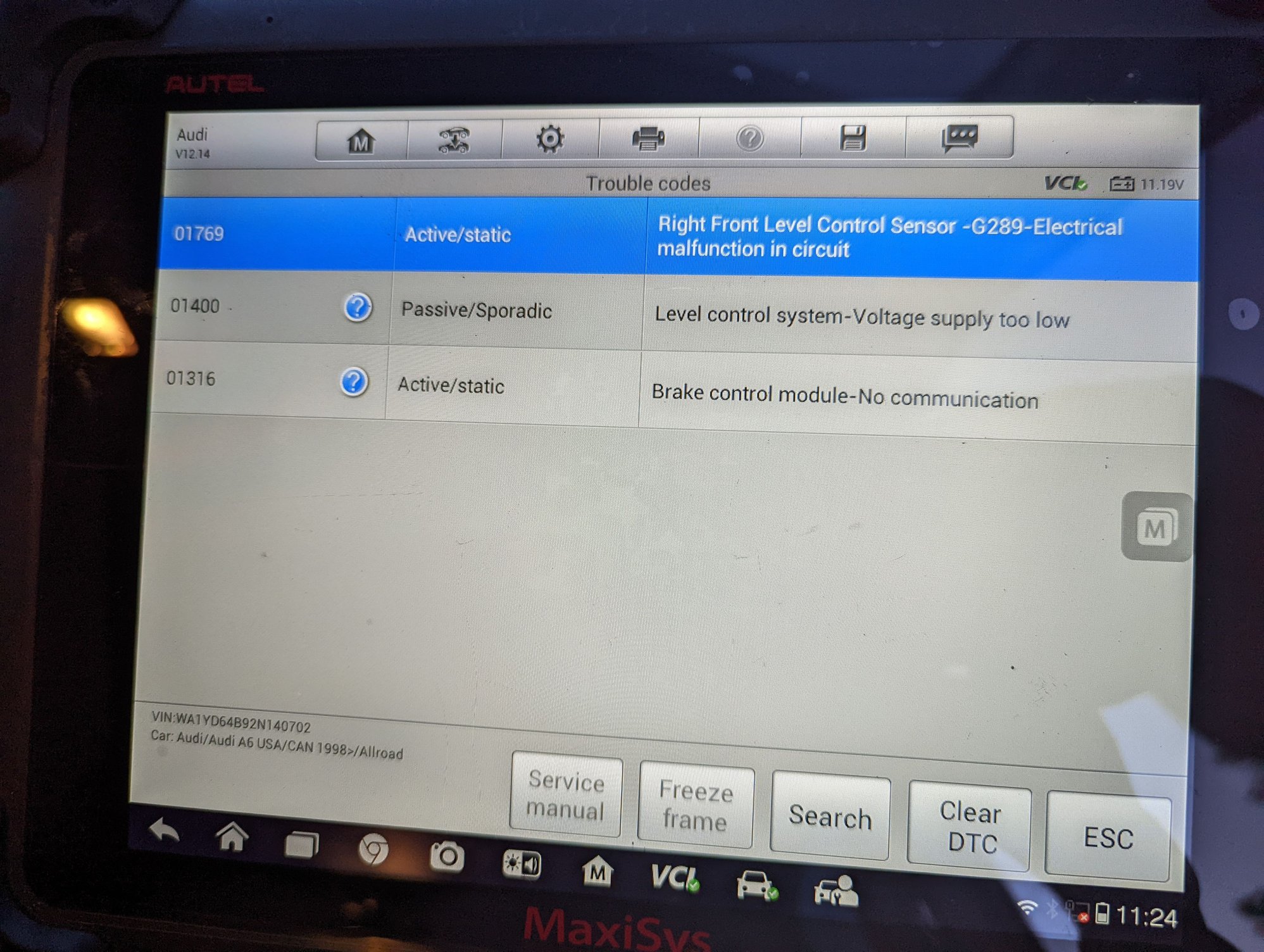 02 C5 Allroad 2.7 ABS NO COMMUNICATION AudiWorld Forums