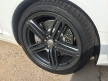 Powder coated wheels Steel grey pearlescent
