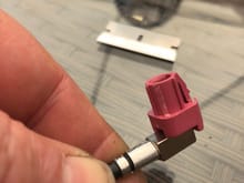 I was sent the wrong cable so had to slice a piece off as I didn't want to wait on a replacement correct coloured cable