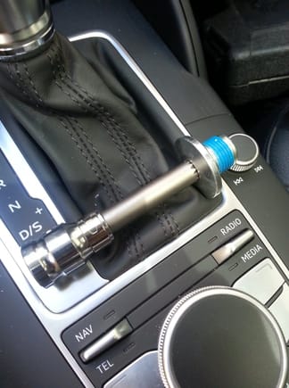Use a 12MM star bolt to remove the center nut.