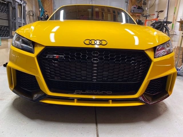 Original Audi Black Edition TTRS//TT RS 8j 8 S Emblem Logo Noir Arrière