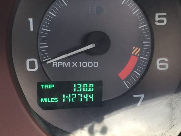 This is correct mileage. Pretty good for the year.