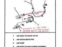 1994 AIR Pump Hoses