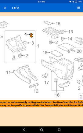 In this diagram, i need the part number 11 for the the new one I purchased.