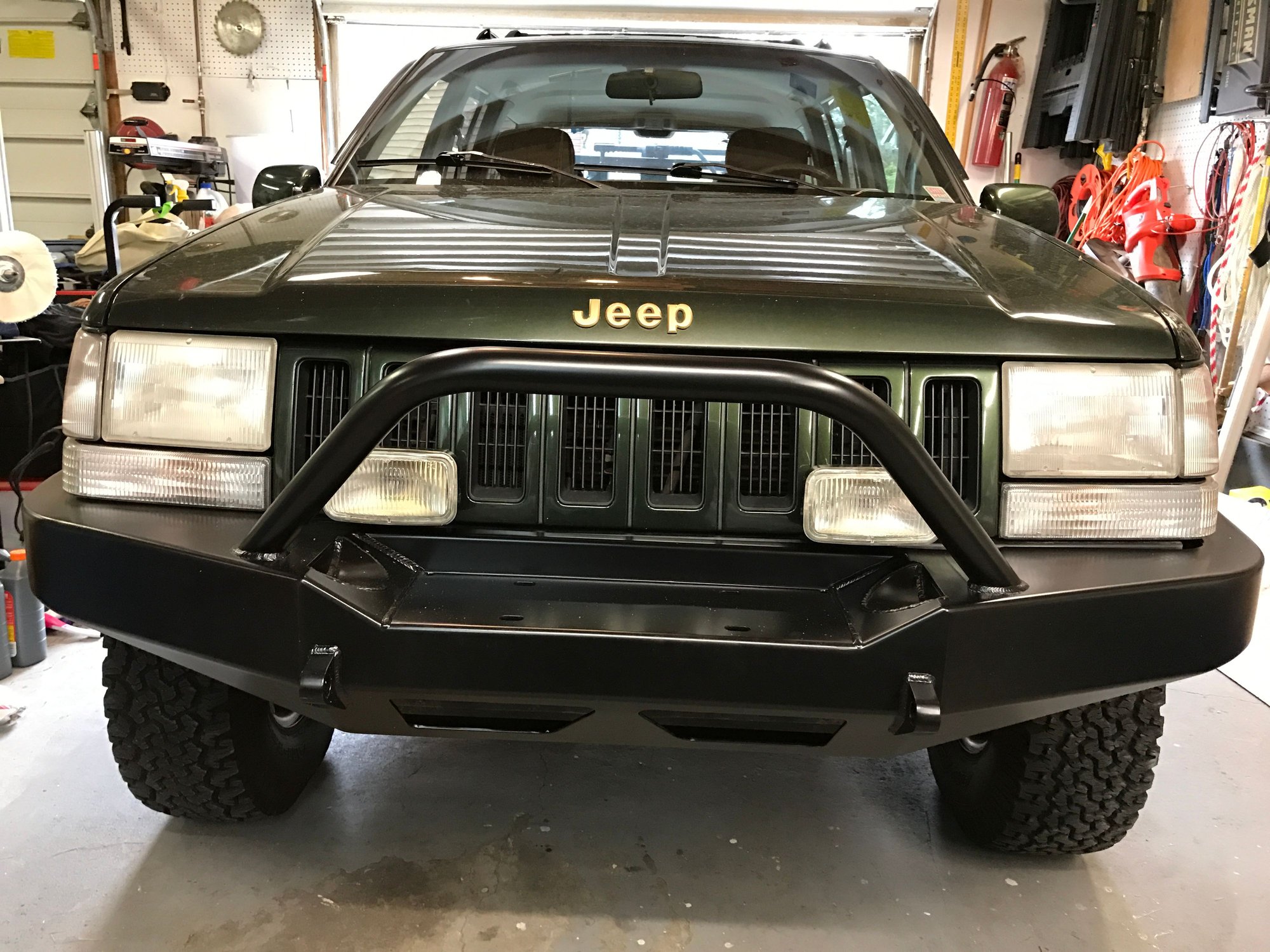 ZJ Hanson front bumper install Jeep Cherokee Forum