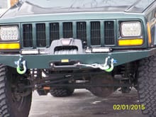 JCR Front Bumper w/ 9500 Warn CTi