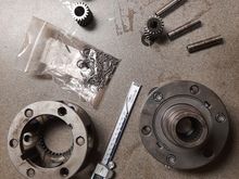 Here's all the parts laid out. Everything seemed unanimous is size and shape. The housing was even stamped the same. 