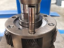 I started the pin in the press just to make sure it was aligned and proper.