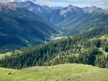 The first trail I took on was black bear pass. 